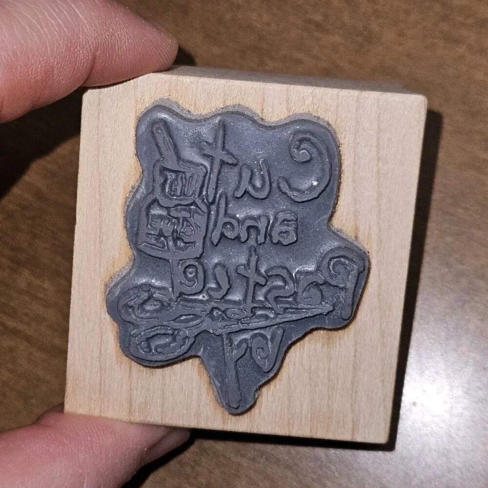 Cut and Pasted by Rubber Stamp Art Impressions NEVER USED